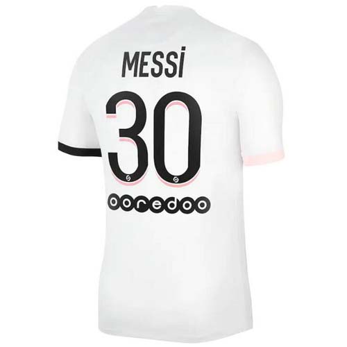 Camiseta Paris Saint Germain NO.30 Messi 2ª Kit 2021 2022